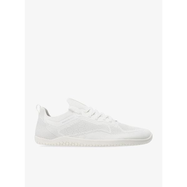Buty barefoot damskie Vivobarefoot Primus Lite Knit. Białe buty trekkingowe VIVOBAREFOOT, bez wzorów, bez zapięcia, trekkingowe. Za 488.99 zł.