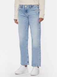 Tommy Jeans Jeansy Sophie DW0DW17273 Niebieski Straight Fit. Niebieskie jeansy Tommy Jeans, bez wzorów, z bawełny. Za 299.99 zł.