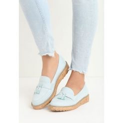 Błękitne Mokasyny Boyle. Mokasyny marki Born2be. Za 59.99 zł.