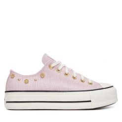 Trampki Converse. Czerwone trampki Converse, bez wzorów, retro, bez zapięcia. Za 419.99 zł.