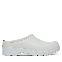 Kalosze Hunter. Szare kalosze Hunter, bez wzorów, bez zapięcia. Za 339.99 zł.