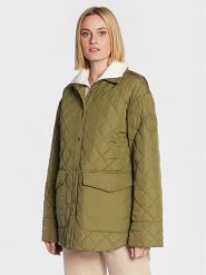 Tommy Hilfiger Kurtka puchowa Quilted WW0WW35552 Zielony Relaxed Fit. Zielone kurtki Tommy Hilfiger, l, bez wzorów, z puchu, bez kaptura. Za 709.99 zł.