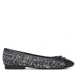 Baleriny MICHAEL Michael Kors. Czarne baleriny MICHAEL Michael Kors, bez wzorów, bez obcasa, bez zapięcia. Za 679.99 zł.