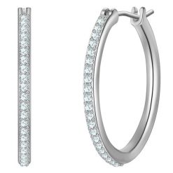 Yokoamii Kolczyki z mosiadzu w kolorze srebrnym z cyrkonia 1 ct Damski. Szare kolczyki Yokoamii, z cyrkonią, posrebrzane. Za 159.99 zł.