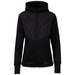 Kurtka Hybrydowa Damska Marney Active Hybrid Jacket. Czarne kurtki Trespass, xl, bez wzorów, sportowe, bez kaptura. Za 240.99 zł.