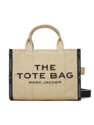 Marc Jacobs Torebka The Jacquard Medium Tote Bag M0017027 Beżowy. Brązowe torebki klasyczne Marc Jacobs, bez wzorów, z materiału, bez dodatków. Za 1,379.00 zł.