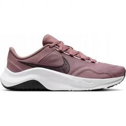 Buty treningowe damskie Nike Legend Essential 3. Czerwone buty treningowe Nike, bez wzorów, z gumy, bez zapięcia, na fitness i siłownię. Za 381.00 zł.