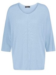 Sublevel Sweter w kolorze błękitnym rozmiar: M/L. Niebieskie swetry Sublevel, l, bez wzorów, bez ramiączek. Za 74.63 zł.