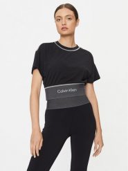 Calvin Klein Performance T-Shirt 00GWF3K147 Czarny Regular Fit. Czarne t-shirty Calvin Klein Performance, s, bez wzorów, z syntetyku, bez kołnierzyka, bez ramiączek. Za 239.99 zł.