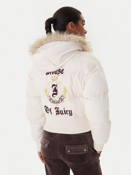 Juicy Couture Kurtka zimowa JCOIJ225557 Różowy Oversize. Czerwone kurtki Juicy Couture, na zimę, l, bez wzorów, z syntetyku, bez kaptura. Za 969.99 zł.