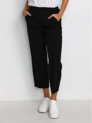 Kaffe Spodnie materiałowe Sakura 10506127 Czarny Relaxed Fit. Czarne spodnie materiałowe Kaffe, bez wzorów, z materiału. Za 129.99 zł.