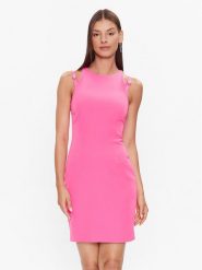 Chiara Ferragni Sukienka letnia 74CBO903 Różowy Slim Fit. Czerwone sukienki Chiara Ferragni, bez wzorów, z syntetyku, bez kołnierzyka, bez ramiączek. Za 2,209.00 zł.