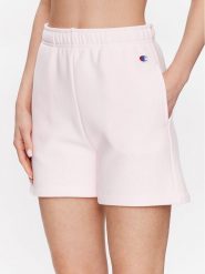 Champion Szorty sportowe Minimal Reverse Weave 116247 Różowy Regular Fit. Czerwone szorty sportowe Champion, bez wzorów, z bawełny. Za 69.99 zł.