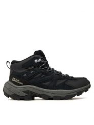 Jack Wolfskin Trekkingi Vojo Tour Mid W A62071 Szary. Szare buty trekkingowe Jack Wolfskin, ze skóry, bez zapięcia. Za 519.99 zł.