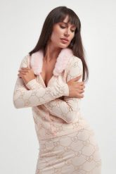 Kardigan damski z futerkiem BLUGIRL BLUMARINE. Swetry Blugirl Blumarine, m, bez wzorów, bez ramiączek. W wyprzedaży za 896.35 zł.