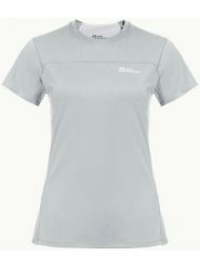 Jack Wolfskin Koszulka funkcyjna "Prelight Chill" w kolorze szarym rozmiar: L. Szare t-shirty sportowe Jack Wolfskin, l, bez wzorów, z materiału, bez ramiączek, outdoorowe. Za 149.66 zł.
