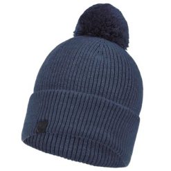 Czapka dla dorosłych Buff Tim Merino Hat Beanie. Niebieskie czapki zimowe Buff, bez wzorów, z wełny, sportowe. Za 227.00 zł.