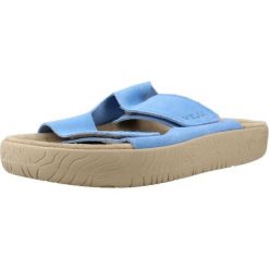 Sandały VEJA SA3221353A Niebieski. Niebieskie sandały Veja, bez wzorów, ze skóry, bez obcasa, bez zapięcia. Za 381.99 zł.