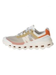ON RUNNING Buty "Cloudvista" w kolorze beżowo-pomarańczowym do biegania rozmiar: 37,5. Brązowe buty treningowe On Running, bez wzorów, bez zapięcia, do biegania. Za 555.95 zł.