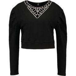 Missguided JEWELLED CUT OUT Bluza black. Czarne bluzy bez kaptura Missguided, z bawełny. W wyprzedaży za 127.20 zł.