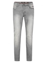 Sublevel Dżinsy - Slim fit - w kolorze szarym rozmiar: W33. Szare jeansy Sublevel, z aplikacjami, ze skóry, klasyczne. Za 125.95 zł.