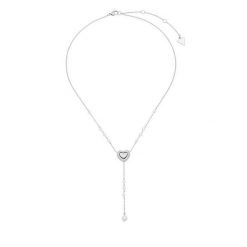 Naszyjnik Guess. Szare naszyjniki Guess, srebrne. Za 399.99 zł.