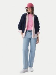 Tommy Jeans Bluza Flag DW0DW22834 Granatowy Boxy Fit. Niebieskie bluzy Tommy Jeans, m, bez wzorów, z bawełny, bez ramiączek, bez kaptura. Za 449.99 zł.