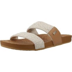 Sandały REEF W CUSHION VISTA Biały. Białe sandały Reef, bez wzorów, z tkaniny, sportowe, bez obcasa, bez zapięcia. Za 205.99 zł.