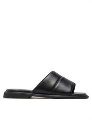 Vagabond Shoemakers Klapki Izzy 5713-001-20 Czarny. Czarne klapki Vagabond Shoemakers, bez wzorów, ze skóry, bez obcasa, bez zapięcia. Za 259.99 zł.