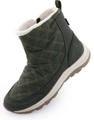 Keen Terradora II WMS Buty damskie zimowe Pull-On WP – ciemna zieleń. Zielone buty trekkingowe Keen, na zimę, z gumy, bez zapięcia. Za 531.99 zł.
