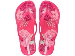 Klapki plażowe damskie Ipanema Anat Temas XV 83611 BD537. Czerwone klapki Ipanema, bez wzorów, z gumy, bez obcasa, bez zapięcia. Za 98.59 zł.