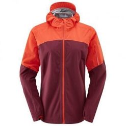 Kurtka biegowa damska Rab Kinetic Ultra Jacket. Czerwone kurtki RAB, s, bez wzorów, bez kaptura. Za 681.08 zł.