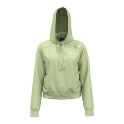 Bluza damska Under Armour Pro Fleece Hoodie. Zielone bluzy Under Armour, s, bez wzorów, sportowe, bez ramiączek, bez kaptura. Za 209.99 zł.