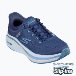 Buty do biegania damskie SKECHERS Go Run Elevate 2.0 Banyan. Niebieskie buty do biegania Skechers, bez wzorów, bez zapięcia, do biegania. Za 349.99 zł.