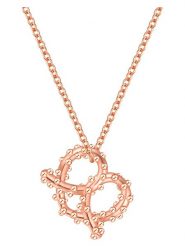 Glanzstücke München Pozłacany naszyjnik z zawieszką - dł. 40 cm rozmiar: onesize. Czerwone naszyjniki Glanzstücke München, z materiału, pozłacane. Za 82.99 zł.