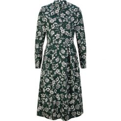 Sukienka z bawełnianego dżerseju. Brązowe sukienki bonprix, bez wzorów, z bawełny, bez kołnierzyka, bez ramiączek. Za 139.99 zł.
