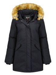Geographical Norway Parka "Dinasty" w kolorze czarnym rozmiar: XXL. Czarne płaszcze Geographical Norway, xxl, bez wzorów, bez kaptura. Za 172.89 zł.