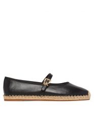 MICHAEL Michael Kors Espadryle 40S5LYFP2L Czarny. Czarne espadryle MICHAEL Michael Kors, bez wzorów, ze skóry, bez obcasa. Za 439.99 zł.