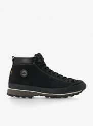 Buty damskie Lomer Bio Naturale Mid MTX Suede. Czarne buty trekkingowe Lomer, z gumy, przed kolano, bez zapięcia. Za 549.00 zł.