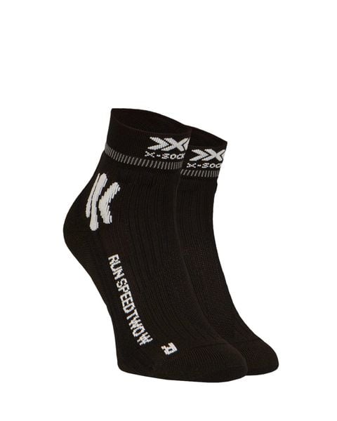 Skarpety biegowe damskie X-Socks Run Speed Two 4.0. Czarne skarpetki X-Socks, bez wzorów, z materiału. Za 65.00 zł.