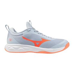 Damskie buty halowe Mizuno Wave Luminous Pro. Niebieskie buty treningowe Mizuno, bez wzorów, z gumy, bez zapięcia, na fitness i siłownię, mizuno wave. Za 613.25 zł.