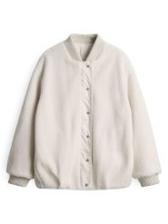 OPUS Kurtka "Hulda" w kolorze kremowym rozmiar: 42. Brązowe kurtki Opus, bez wzorów, bez kaptura. Za 217.99 zł.