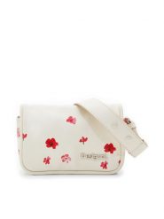 Desigual Torebka 24SAXP77 Écru. Listonoszki Desigual, bez wzorów, ze skóry, bez dodatków. Za 239.99 zł.