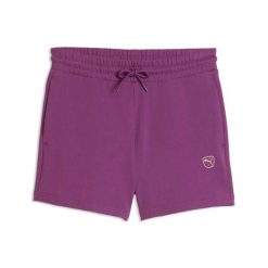 Shorty damski Puma Elevated. Fioletowe szorty Puma, bez wzorów, sportowe. Za 217.00 zł.