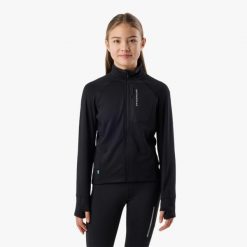 Bluza polarowa treningowa junior Swedemount Ultra Light Full Zip G szybkoschnąca. Czarne bluzy bez kaptura SWEDEMOUNT, bez wzorów, z polaru, narciarskie. Za 169.99 zł.