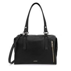 Torebka Lasocki. Czarne torebki klasyczne Lasocki, bez wzorów, klasyczne, bez dodatków. Za 199.99 zł.
