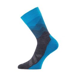Skarpety merino FWO. Niebieskie skarpetki LASTING, bez wzorów, z elastanu. Za 114.35 zł.