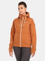 Kilpi Bluza "Rajana" w kolorze karmelowym rozmiar: 38. Brązowe bluzy Kilpi, z aplikacjami, z bawełny, bez ramiączek, bez kaptura. Za 208.99 zł.