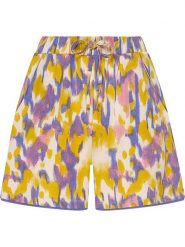 Naturana Szorty w kolorze fioletowo-żółtym rozmiar: S. Różowe szorty Naturana, bez wzorów. Za 56.99 zł.