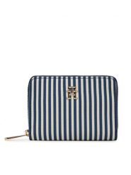 Tommy Hilfiger Duży Portfel Damski Poppy Summer AW0AW17270 Écru. Portfele Tommy Hilfiger, bez wzorów, z materiału. Za 149.99 zł.
